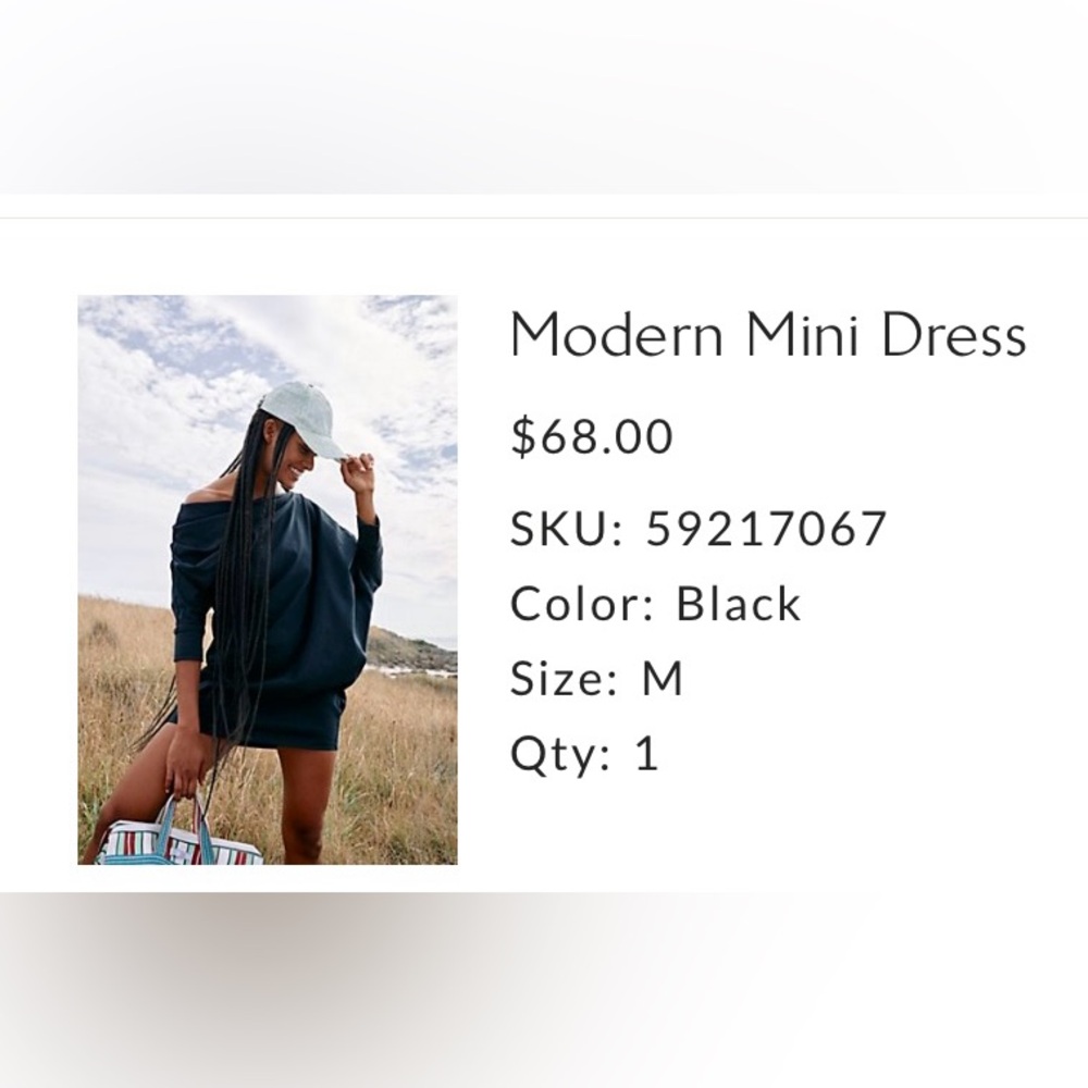 Free people mini dress.